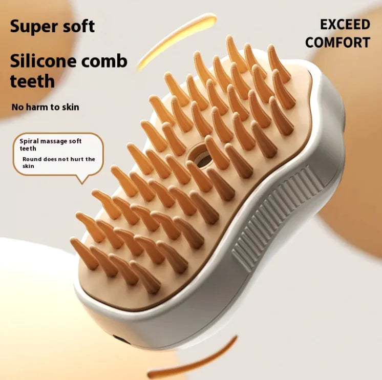 Pet Spray Massage Brush Comb