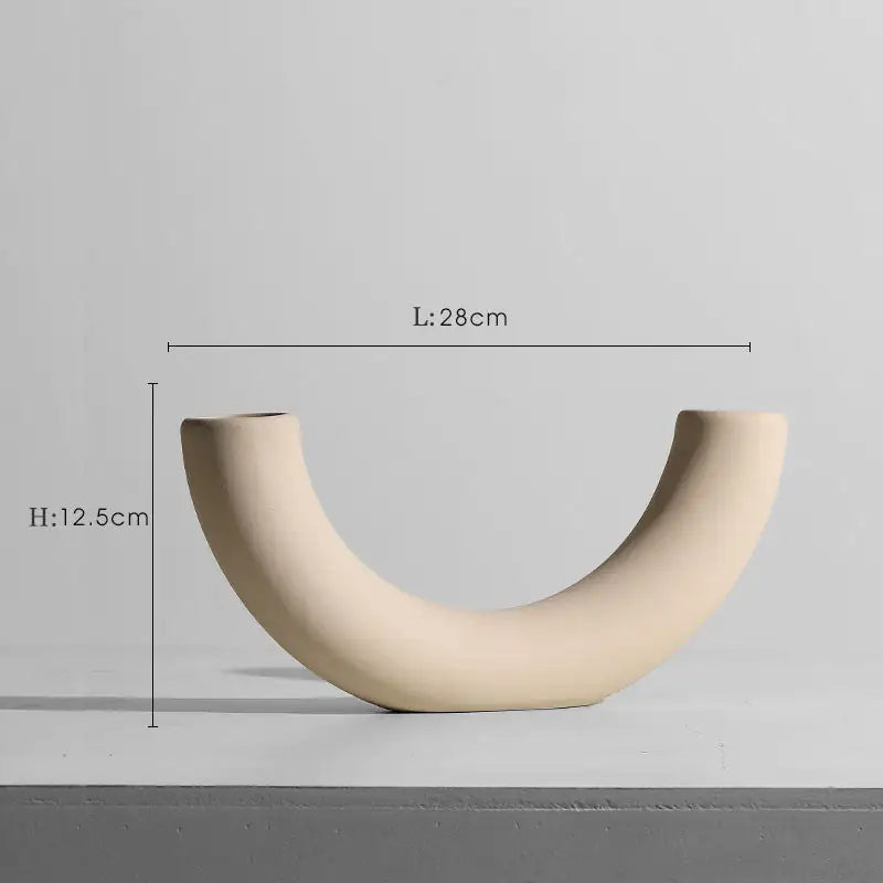 Minimalist Japanese Zen Ceramic Vase Flower Ornaments