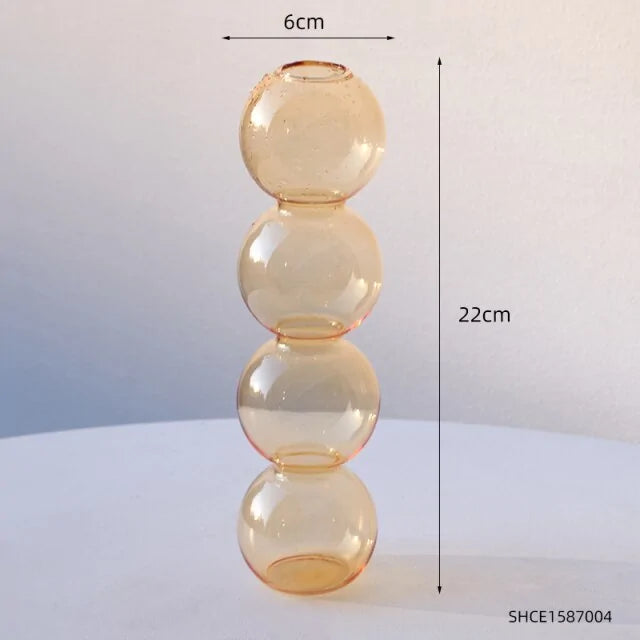 Minimalism Creative Bubble Glass Vase Home
