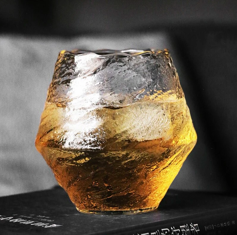 Setsuka Glass – Japanese Snow Blossom Crystal Whiskey Tumbler