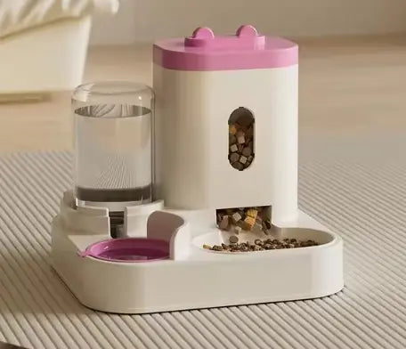 AutoServe Smart Pet Feeding Station – Automatic Food & Water Dispenser for Cats & Dogs