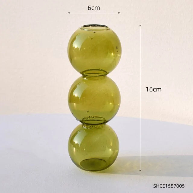 Minimalism Creative Bubble Glass Vase Home