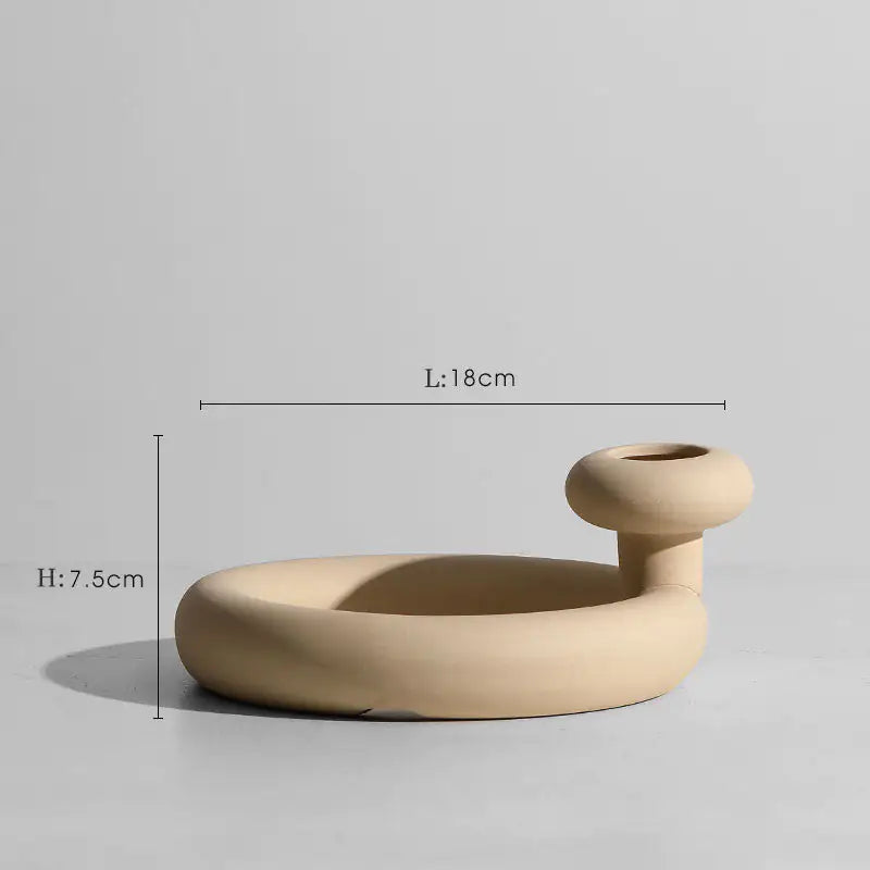 Minimalist Japanese Zen Ceramic Vase Flower Ornaments