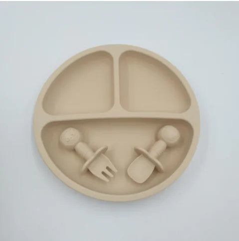 Baby Silicone BPA-Free Plate Set