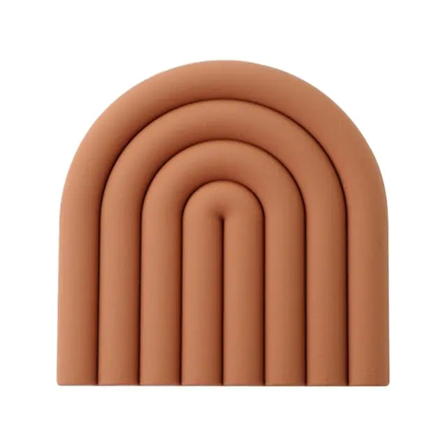Minimalism Rainbow Silicone Placemat