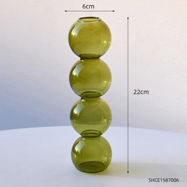 Minimalism Creative Bubble Glass Vase Home