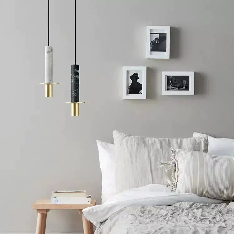 Marble Minimalism Candlestick Pendant Lights