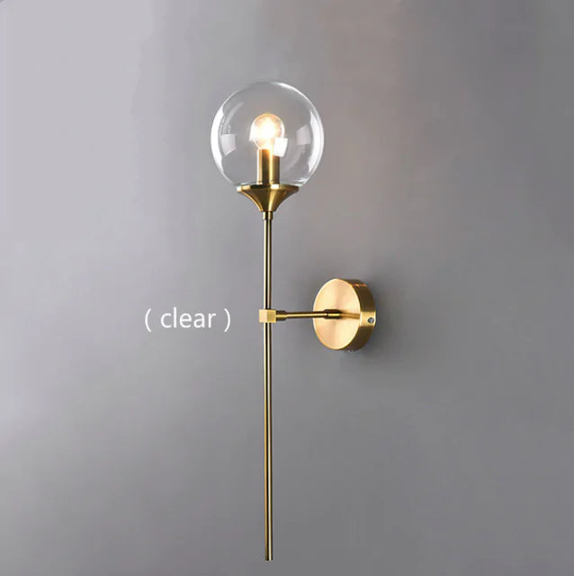 Minimalism Elegant Glass Wall Lamp