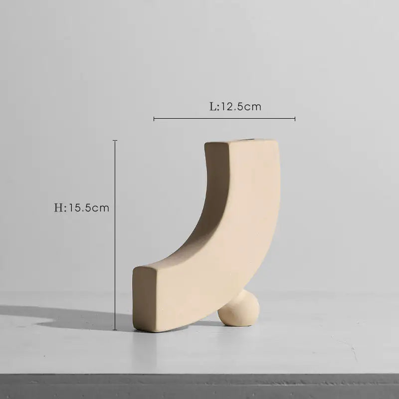 Minimalist Japanese Zen Ceramic Vase Flower Ornaments