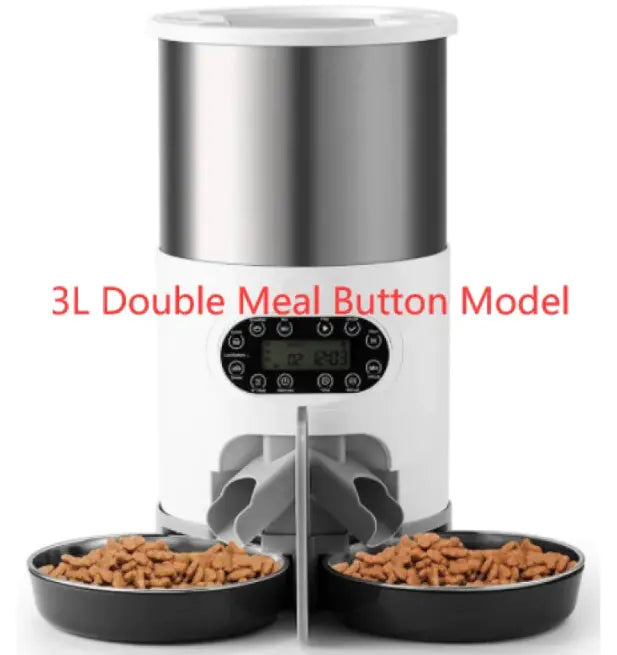 Smart Automatic Pet Feeder – Chic & Programmable Food Dispenser