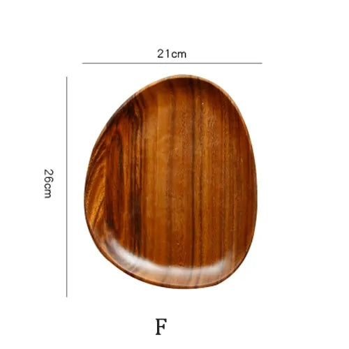 Natural Elegance Rustic Wood Serving Plate