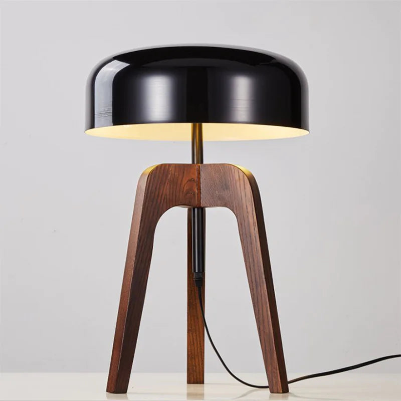 Elegant Minimalism Solid Wood Floor Lamp
