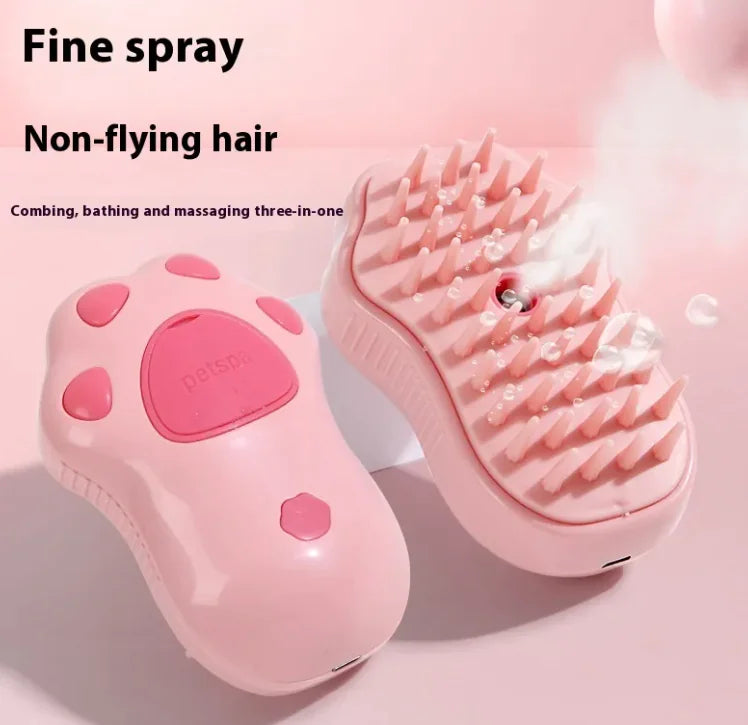 Pet Spray Massage Brush Comb