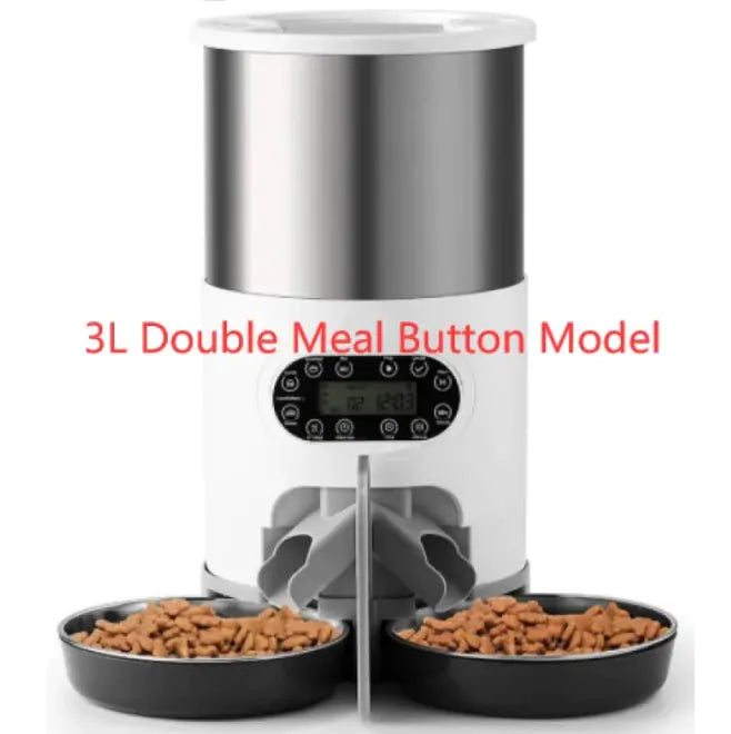 Smart Automatic Pet Feeder – Chic & Programmable Food Dispenser