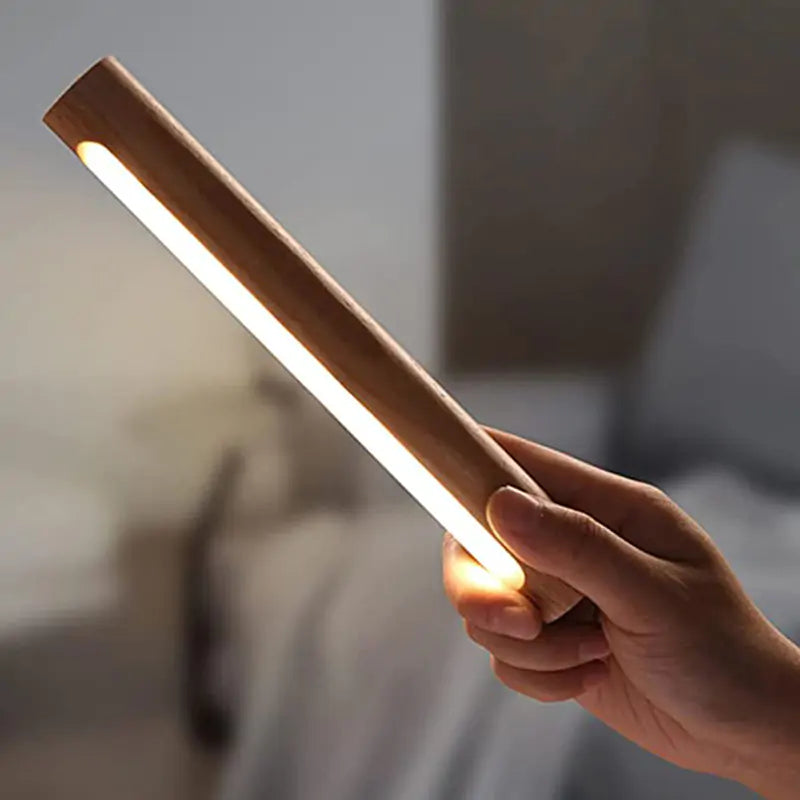 Magnetic Wooden LED Lamp Wall Light Night Light