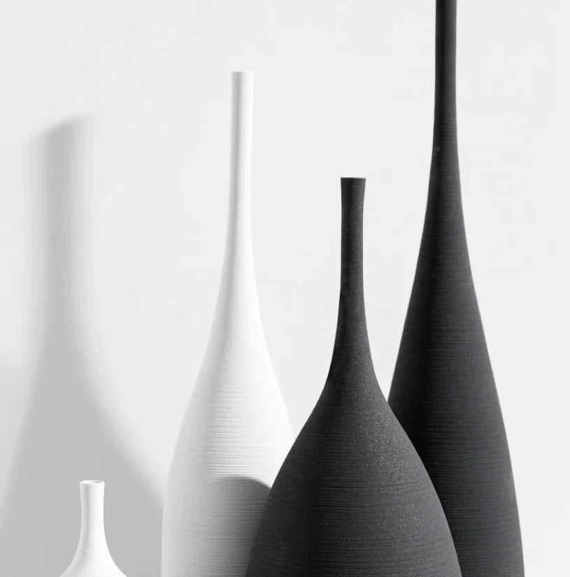 Handmade Artisanal MInimalism Ceramic Tabletop Vase