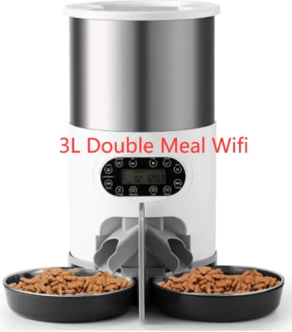 Smart Automatic Pet Feeder – Chic & Programmable Food Dispenser