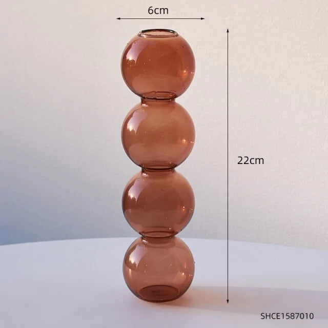 Minimalism Creative Bubble Glass Vase Home