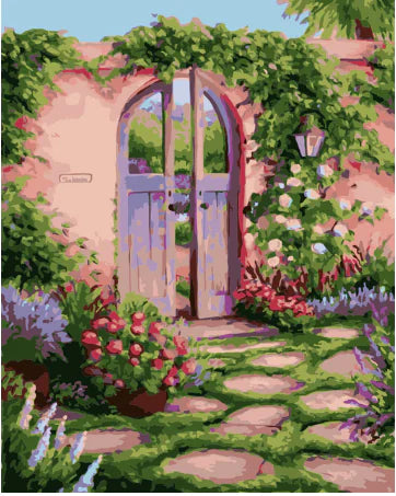 DIY Flower Door Oil Painting Kit
