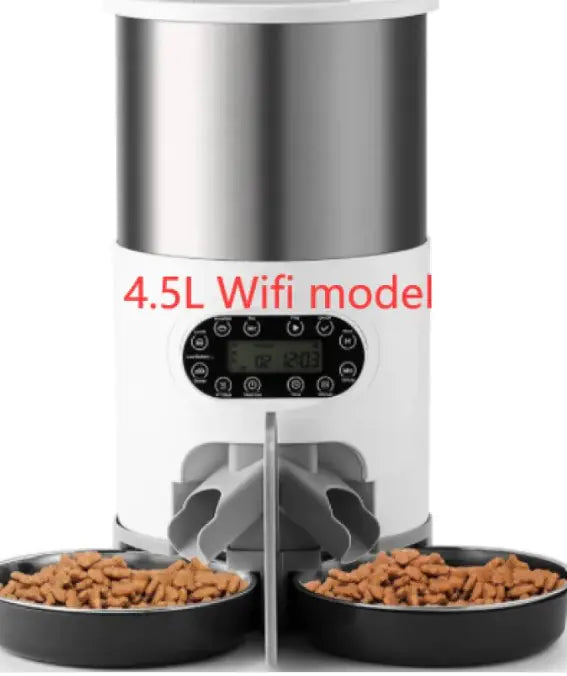 Smart Automatic Pet Feeder – Chic & Programmable Food Dispenser