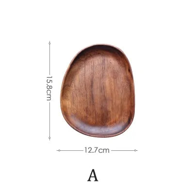 Natural Elegance Rustic Wood Serving Plate