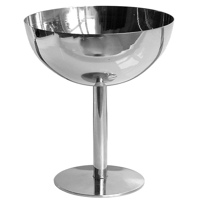 Nordic Stainless Steel Dessert & Ice Cream Bowl – Multi-Purpose Café Dish