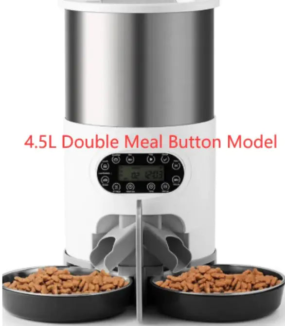 Smart Automatic Pet Feeder – Chic & Programmable Food Dispenser