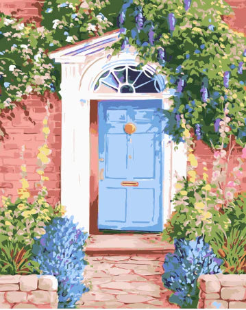 DIY Flower Door Oil Painting Kit