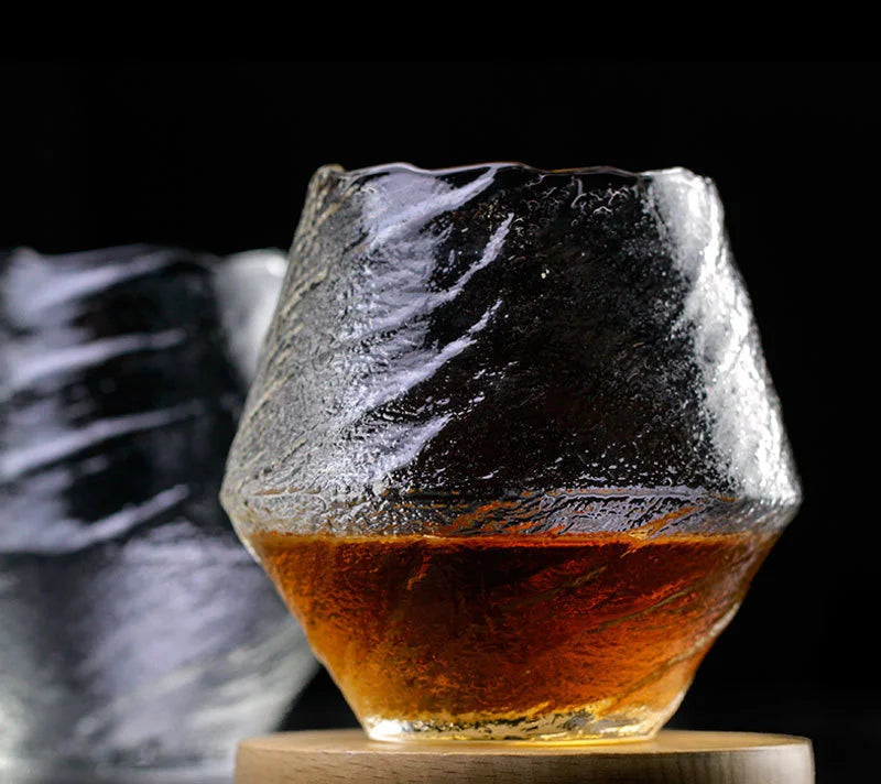 Setsuka Glass – Japanese Snow Blossom Crystal Whiskey Tumbler
