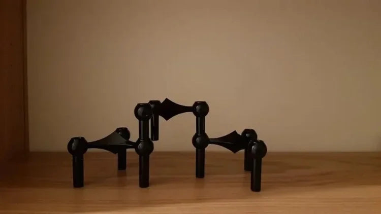 Chrome Constellation No.1 -Modular Molecular Candle Holder