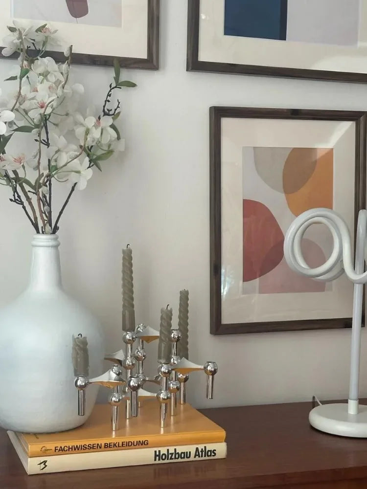 Chrome Constellation No.1 -Modular Molecular Candle Holder