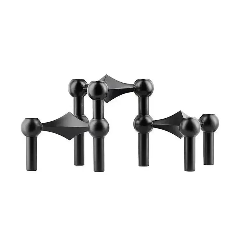 Chrome Constellation No.1 -Modular Molecular Candle Holder