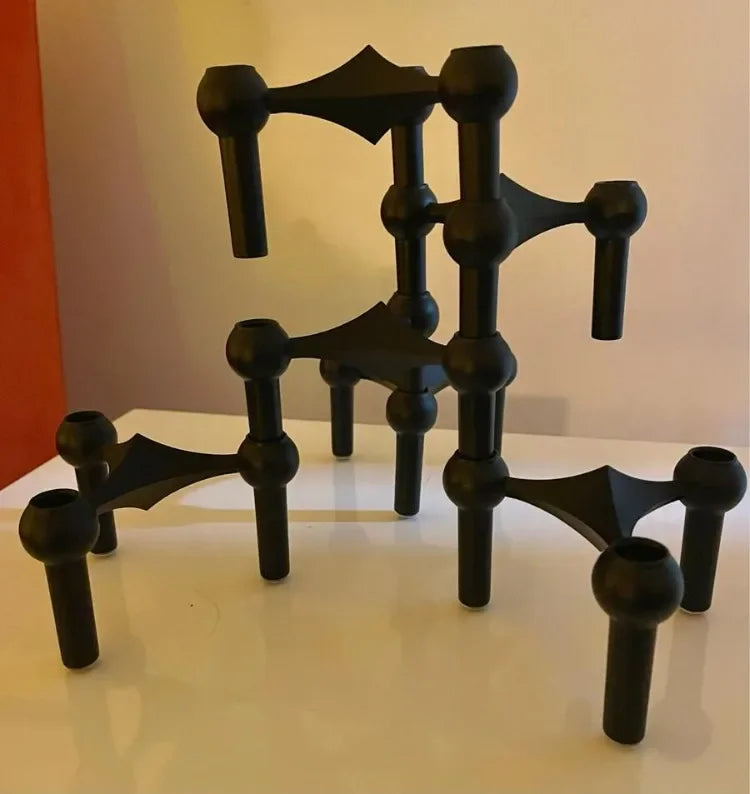 Chrome Constellation No.1 -Modular Molecular Candle Holder