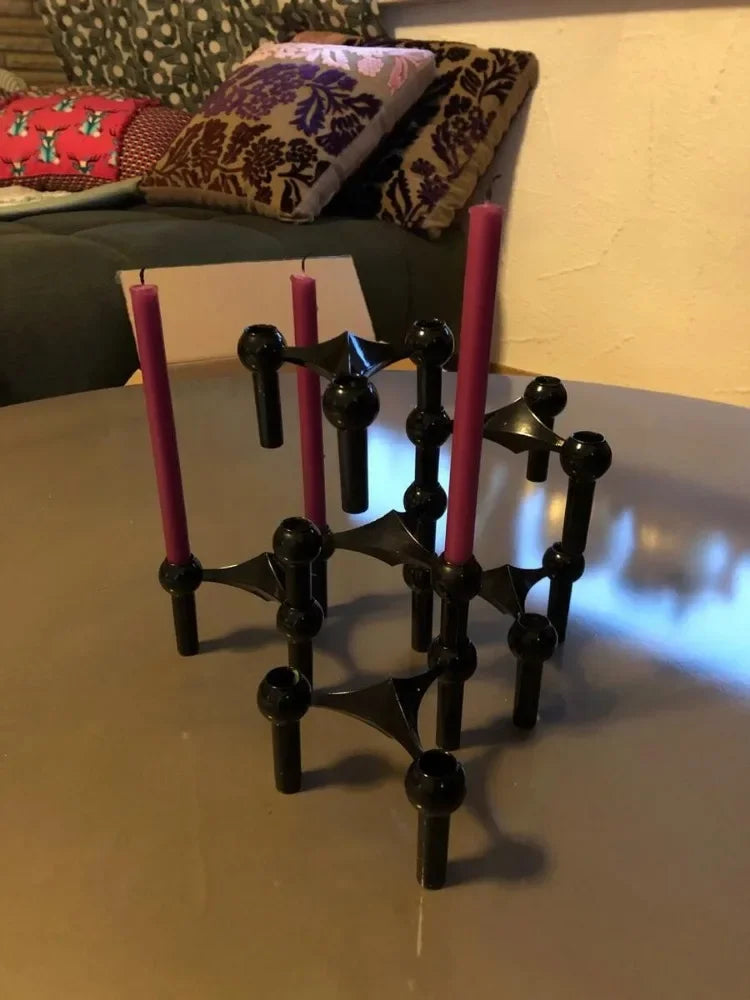 Chrome Constellation No.1 -Modular Molecular Candle Holder