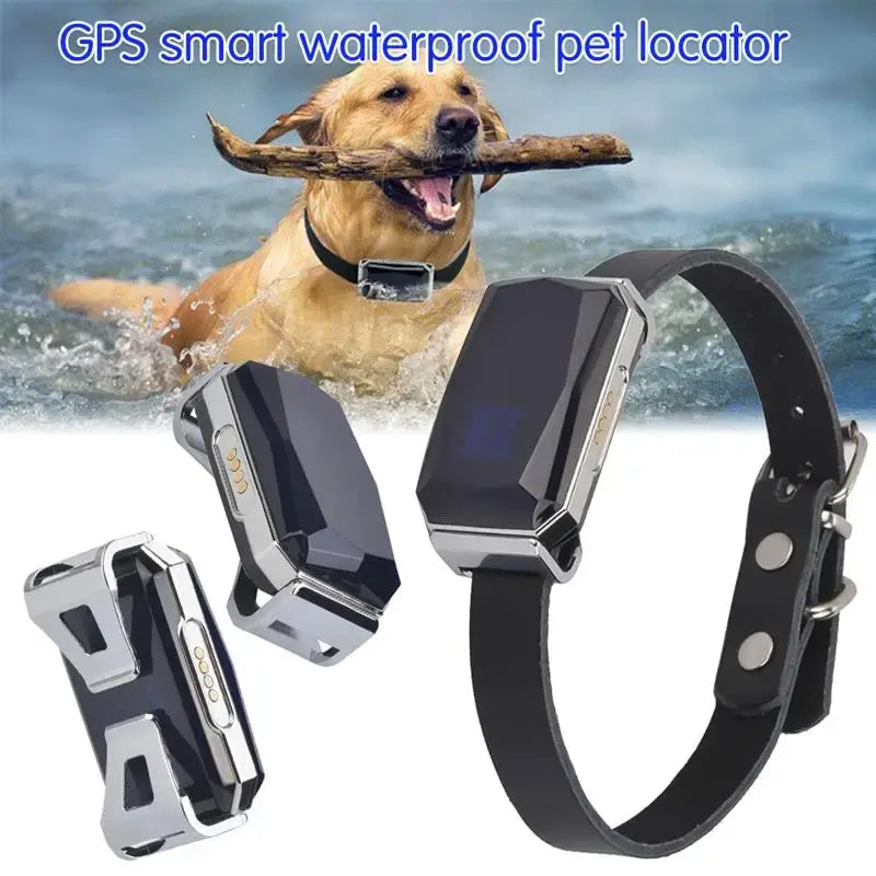 Smart GPS Pet Collar – Waterproof Tracker & Locator for Dogs & Cats