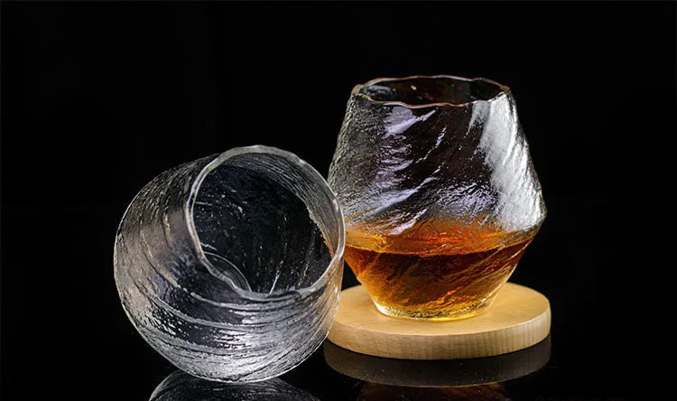 Setsuka Glass – Japanese Snow Blossom Crystal Whiskey Tumbler