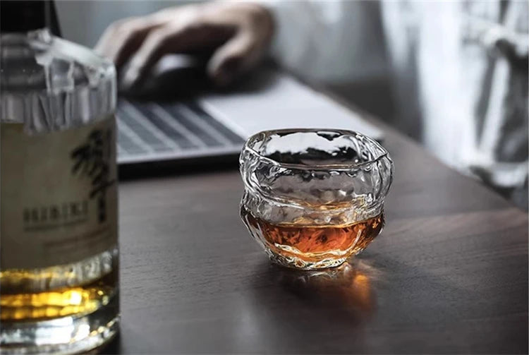 The Cosmic Glass – Crystal Whiskey Tumbler Inspired by Stellar Light (Gift Box Edition)