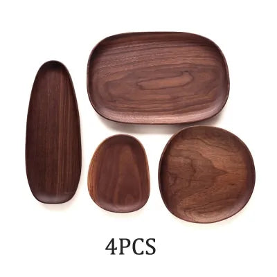 Natural Elegance Rustic Wood Serving Plate