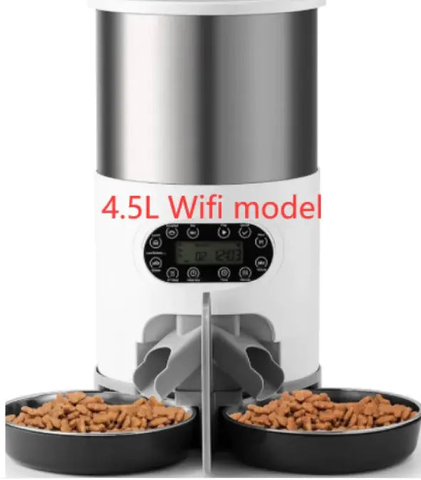 Smart Automatic Pet Feeder – Chic & Programmable Food Dispenser