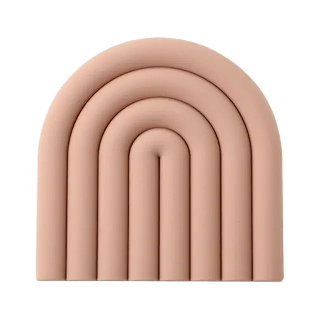 Minimalism Rainbow Silicone Placemat