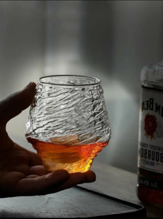 Setsuka Glass – Japanese Snow Blossom Crystal Whiskey Tumbler