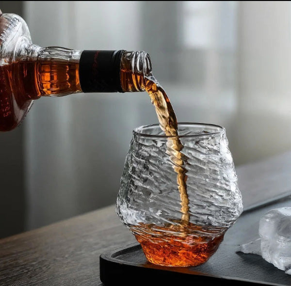 Setsuka Glass – Japanese Snow Blossom Crystal Whiskey Tumbler