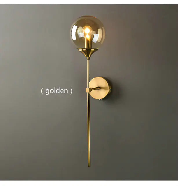Minimalism Elegant Glass Wall Lamp