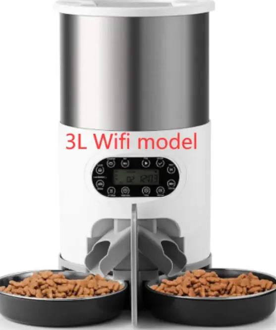 Smart Automatic Pet Feeder – Chic & Programmable Food Dispenser
