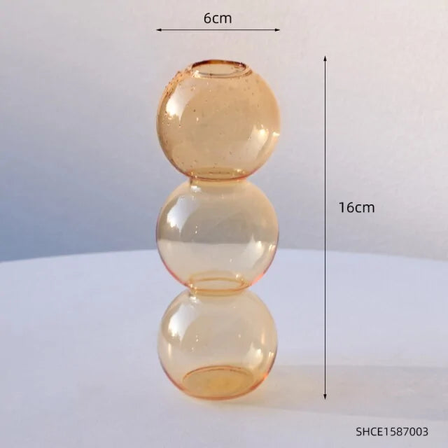 Minimalism Creative Bubble Glass Vase Home
