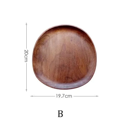 Natural Elegance Rustic Wood Serving Plate