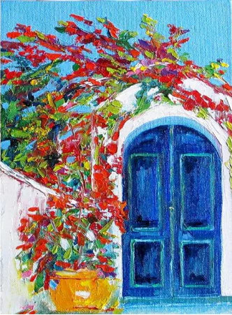 DIY Flower Door Oil Painting Kit