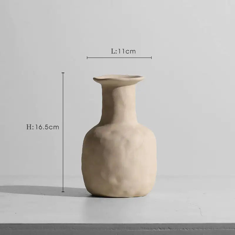 Minimalist Japanese Zen Ceramic Vase Flower Ornaments