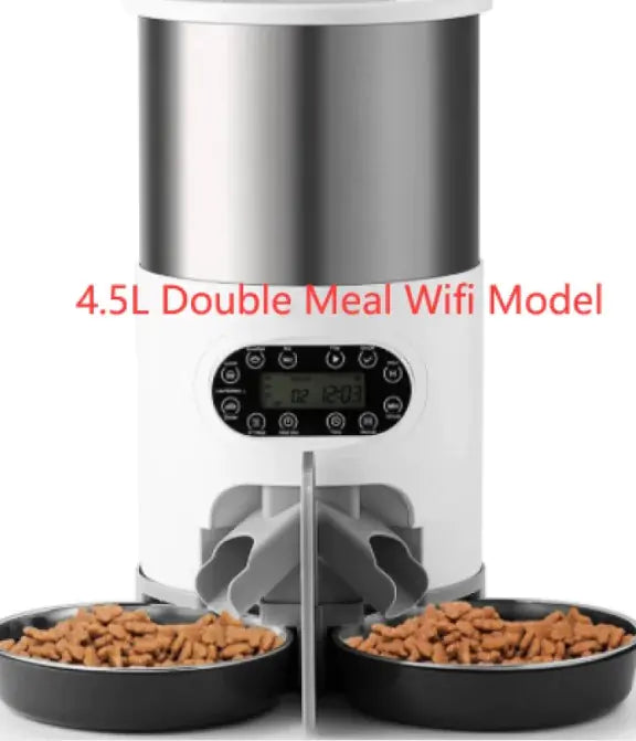 Smart Automatic Pet Feeder – Chic & Programmable Food Dispenser
