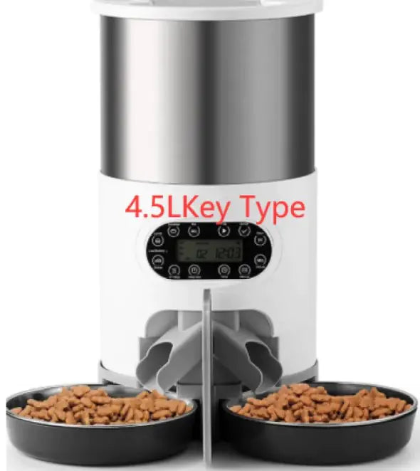 Smart Automatic Pet Feeder – Chic & Programmable Food Dispenser